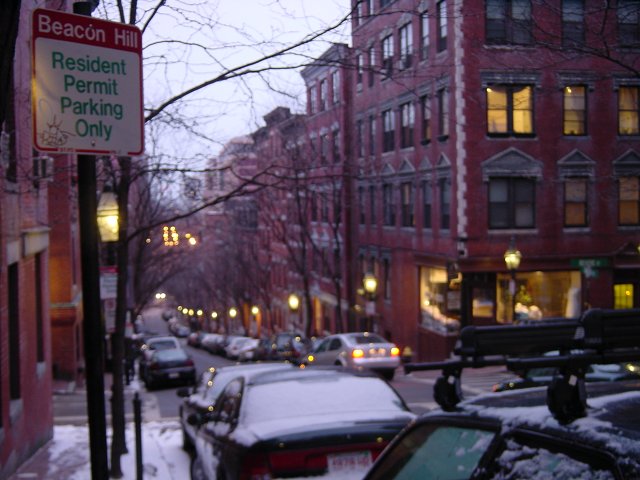 Beacon Hill, one of the oldest part of the town