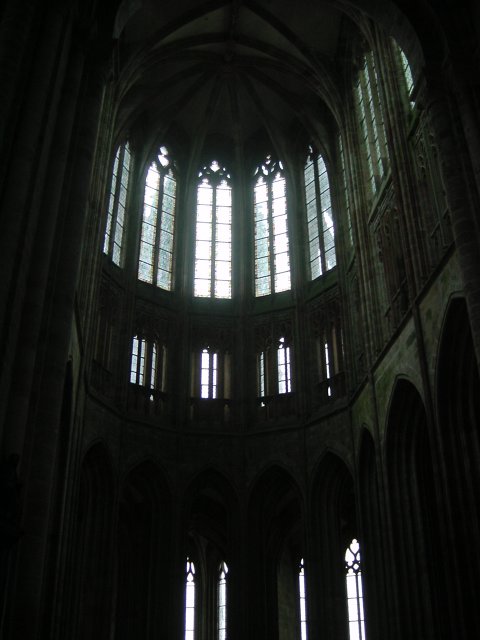 Interieur de la Nef, partie gothique