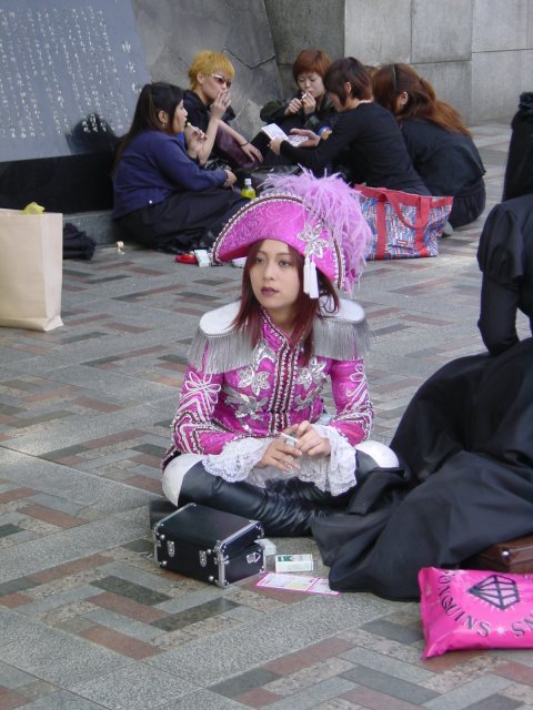 Harajukette, le pirate rose, Harajuku, Tokyo, Japon.