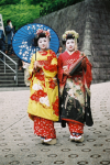 Fausses Geisha, Ninenzaka, Kyoto, Japon.