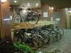 Parc a velo a 2 etages. Tsujido, Japon.